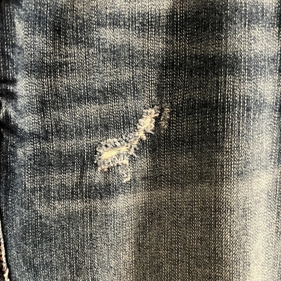 Torrid med blue denim skirt with functional pockets, size 18 - Picture 6 of 7